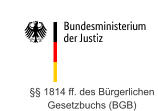 §§ 1814 ff. des Bürgerlichen Gesetzbuchs (BGB)